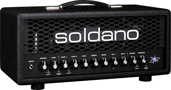 open zoom image for Soldano Astro-20 Guitar Amplifier Head with IR (20 Watts), New, Action Position Back