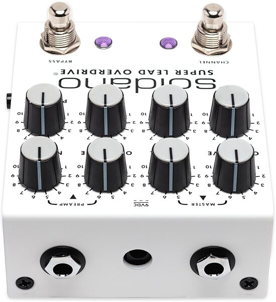 open zoom image for Soldano SLO PLUS Dual-Channel Overdrive Pedal, New, Action Position Back