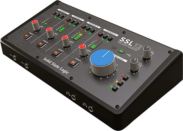 open zoom image for Solid State Logic SSL 12 12x4 USB-C Audio Interface, New, Action Position Back