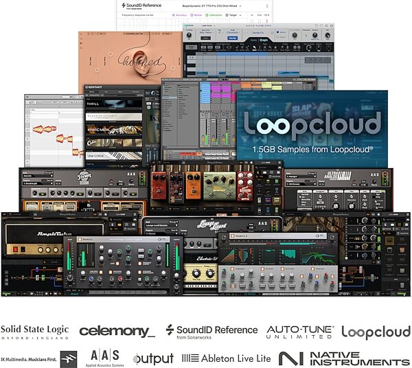 open zoom image for Solid State Logic SSL 12 12x4 USB-C Audio Interface, New, Action Position Back