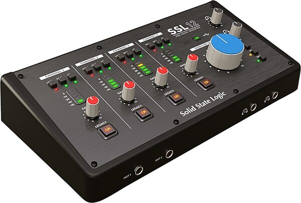 open zoom image for Solid State Logic SSL 12 12x4 USB-C Audio Interface, New, Action Position Back