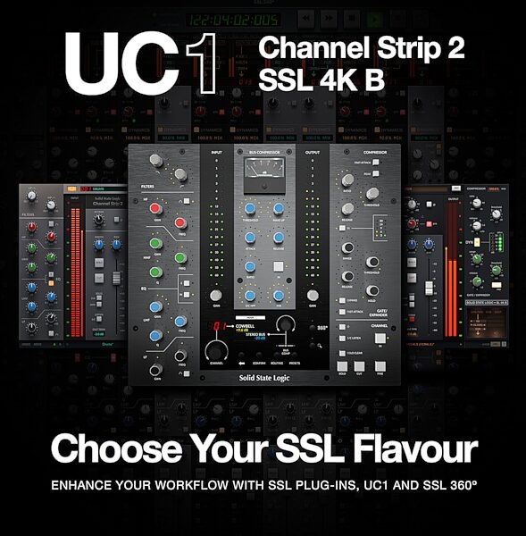 open zoom image for Solid State Logic SSL UC1 Hardware Controller, New, Action Position Back