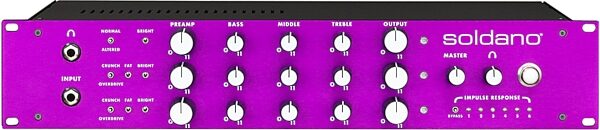 open zoom image for Soldano X88-IR 3-Channel All-Tube Stereo Rackmount Preamp, New, Action Position Back