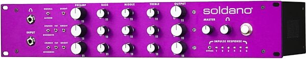 open zoom image for Soldano X88-IR 3-Channel All-Tube Stereo Rackmount Preamp, New, Action Position Back
