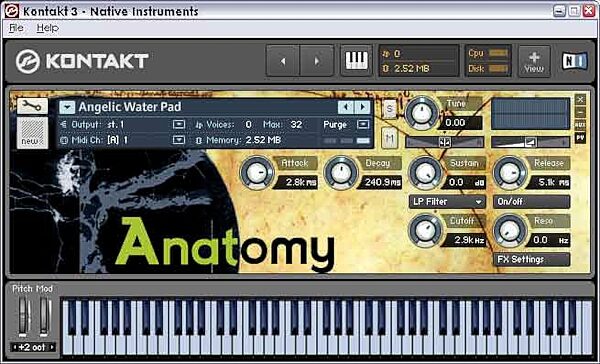 open zoom image for SONiVOX Anatomy Virtual Instrument, Screenshot