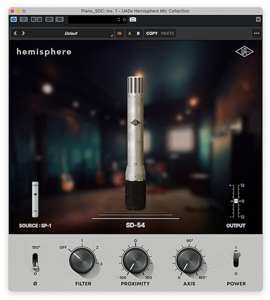 open zoom image for Universal Audio Standard SP-1 Small-Diaphragm Condenser Microphones Pair with Hemisphere Mic Modeling Plug-in, Pair, Hemisphere
