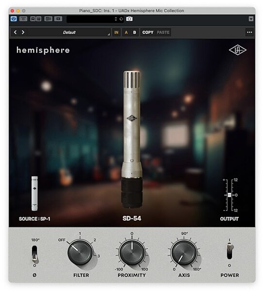 open zoom image for Universal Audio Standard SP-1 Small-Diaphragm Condenser Microphones Pair with Hemisphere Mic Modeling Plug-in, Pair, Hemisphere