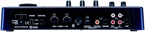 open zoom image for Boss SP505 Groove Sampling Workstation, Rear