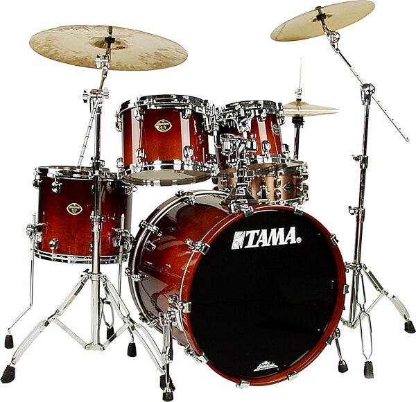 open zoom image for Tama SP42NFS Starclassic Performer New Fusion 4-Piece Drum Shell Kit, Dark Cherry Fade