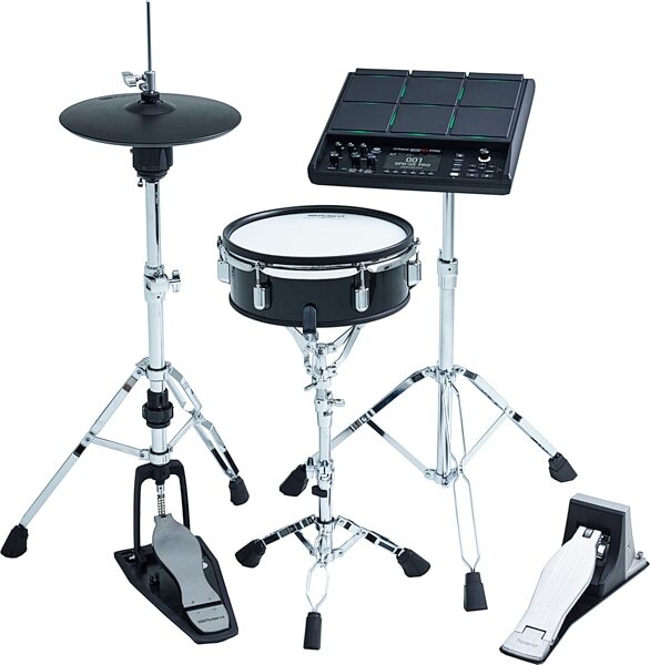open zoom image for Roland SPD-SX PRO Sampling Multi-Surface Drum Pad, Black, In Use