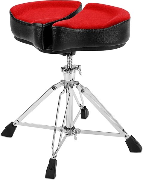 open zoom image for Ahead Spinal G Deluxe Drum Throne (4-Leg), Red, Action Position Back