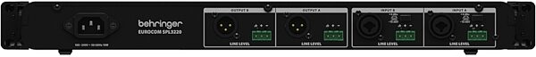 open zoom image for Behringer Eurocom SPL3220 Stereo Multi-band Sound Processor, Rear