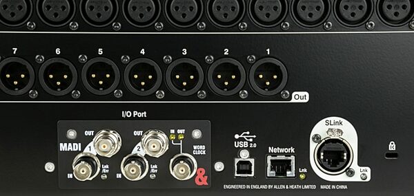open zoom image for Allen and Heath SQ 64x64 MADI Card, New, Action Position Back