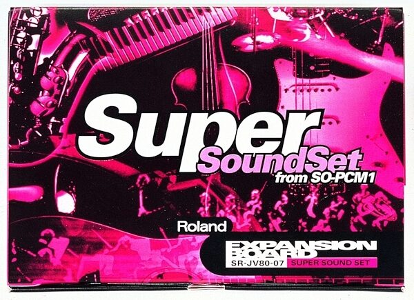 open zoom image for Roland Super Sound Set Expansion Board for JV/XP Series (Model SRJV8007), Main