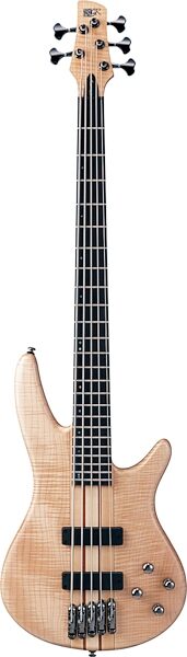 open zoom image for Ibanez SR1005EFM 5-String Electric Bass (with case), Natural