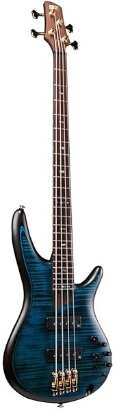 open zoom image for Ibanez SR1400E Premium Electric Bass (with Gig Bag), Deep Ocean Flat 1