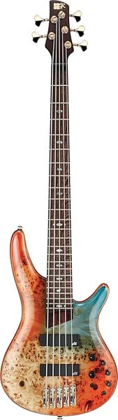 open zoom image for Ibanez SR1605DW Premium Electric Bass, 5-String (with Gig Bag), Action Position Back