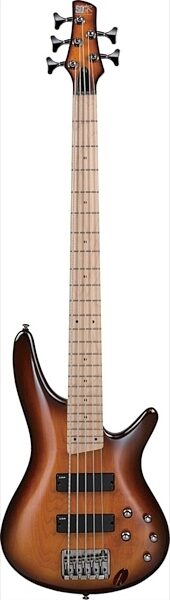 open zoom image for Ibanez SR375M 5-String Electric Bass, Brown Burst