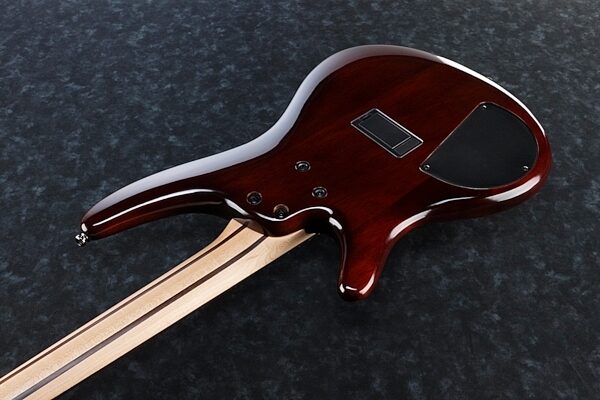 open zoom image for Ibanez SR400QM Quilt Top Electric Bass, Brown Burst Body Back