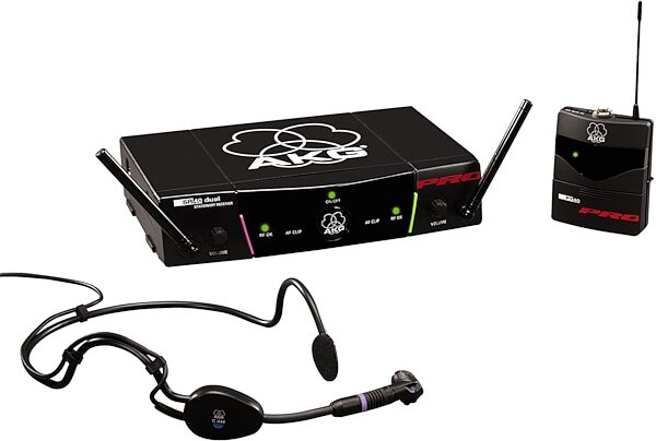open zoom image for AKG WMS40 Pro Sports Set Single Wireless System with C444L Headset, Main