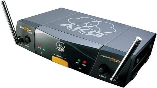 open zoom image for AKG WMS40DVSO UHF Diversity Snapon XLR Hand Held Wireless System, SR 40