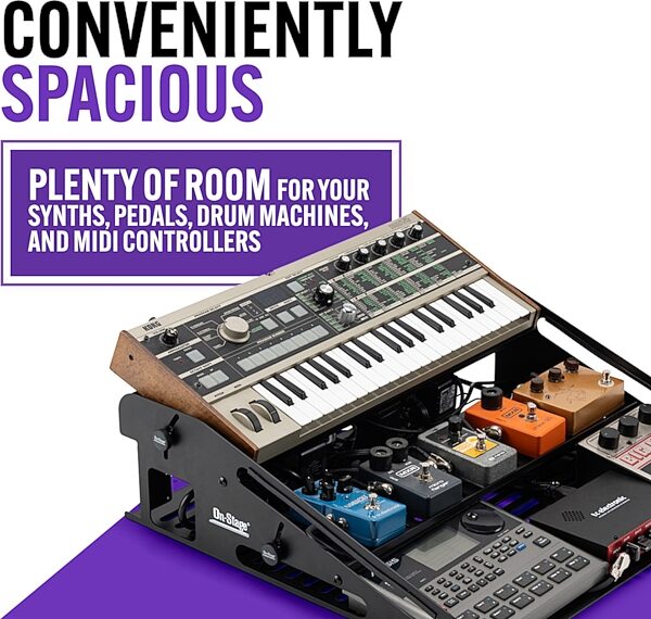open zoom image for On-Stage Synth Rack/Accessory Board, New, Main