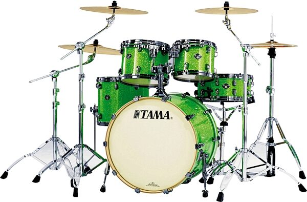 open zoom image for Tama SRGEFX Starclassic Performer EFX Limited Edition Drum Shell Kit, Limelite Green Glitter