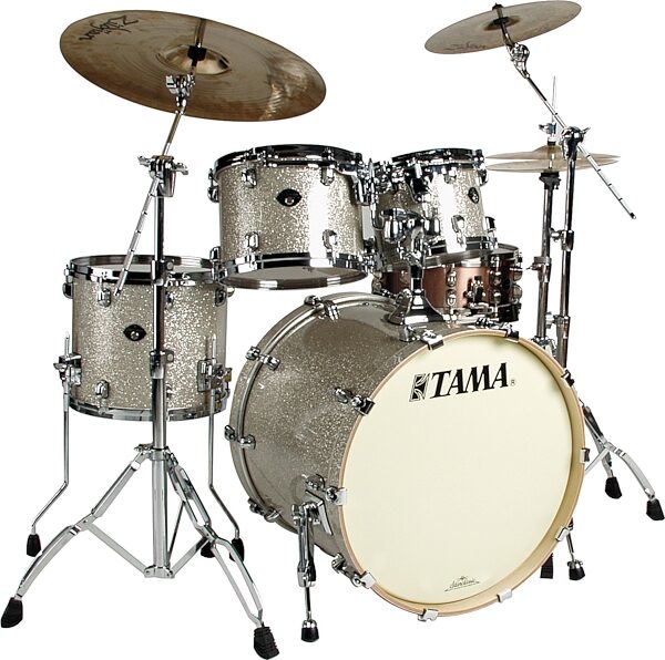open zoom image for Tama SRG42NFS Starclassic Performer EFX New Fusion 4-Piece Drum Shell Kit, Diamond Dust