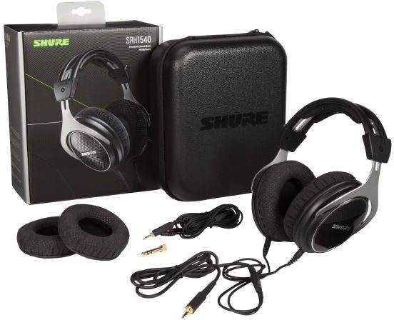 open zoom image for Shure SRH1540 Premium Closed-Back Headphones, Black, SRH1540-BK, Open Box (Very Good), Detail Side