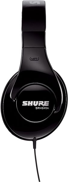 open zoom image for Shure SRH240A Studio Headphones, Left