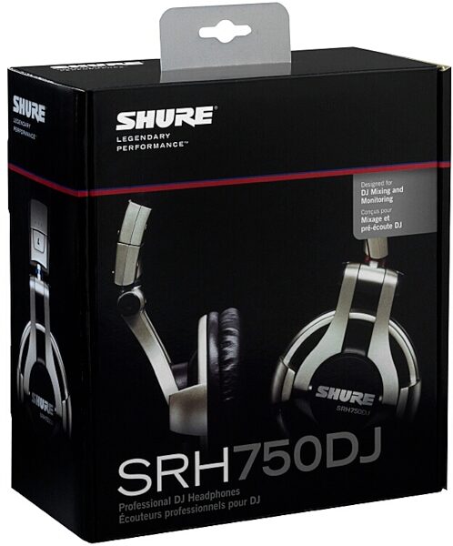 open zoom image for Shure SRH750DJ Professional DJ Headphones, Package