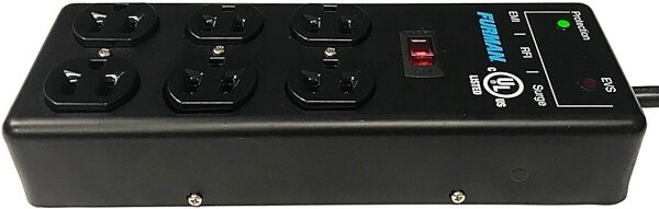 open zoom image for Furman SS-6B-PRO 6-Outlet Pro Surge Suppressor, Detail Side