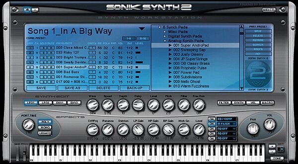 open zoom image for IK Multimedia Composer Trio Bundle (Mac and Windows), Sonic Synth