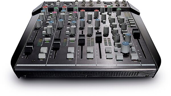 open zoom image for Solid State Logic SSL SiX Desktop Analog Recording Mixer, Open Box (Very Good), Action Position Back