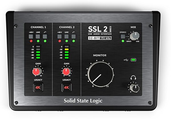 open zoom image for Solid State Logic SSL 2 MKII 2x2 USB-C Audio Interface, New, Main