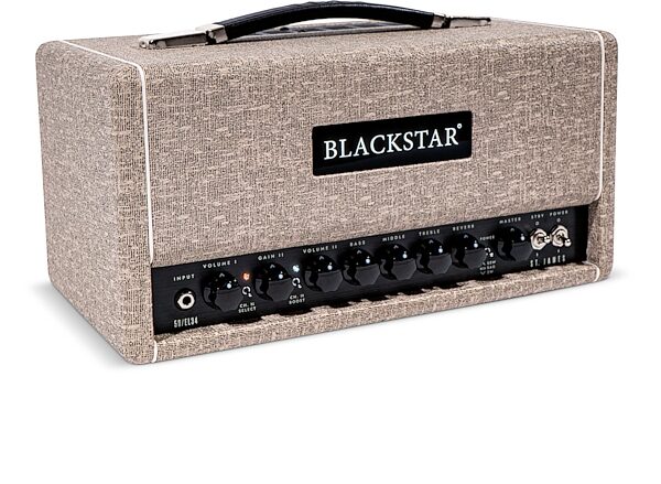 open zoom image for Blackstar St. James 50 EL34 Guitar Amplifier Head (50 Watts), Fawn, Action Position Back