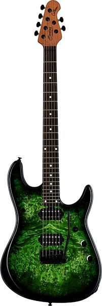 open zoom image for Sterling by Music Man Jason Richardson 6 Cutlass Electric Guitar (with Gig Bag), Kokiri Forest Green, Main