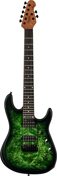 open zoom image for Sterling by Music Man Jason Richardson 7 Cutlass Electric Guitar, 7-String, Kokiri Forest Green, Rosewood Fretboard, Main