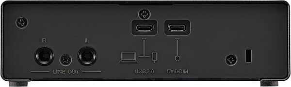 open zoom image for Steinberg IXO22 USB Audio Interface, Black, Action Position Back