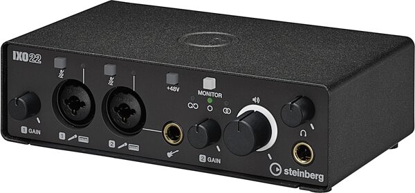 open zoom image for Steinberg IXO22 USB Audio Interface, Black, Action Position Back