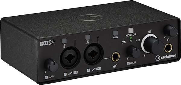 open zoom image for Steinberg IXO22 USB Audio Interface, Black, Action Position Back