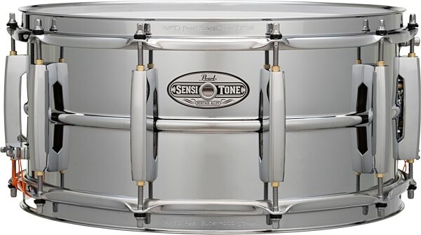 open zoom image for Pearl Sensitone Heritage Alloy Steel Snare, 6.5x14", Action Position Back