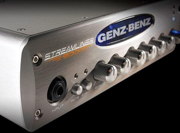 open zoom image for Genz Benz Streamliner 900 Bass Amplifier Head (900 Watts), Closeup