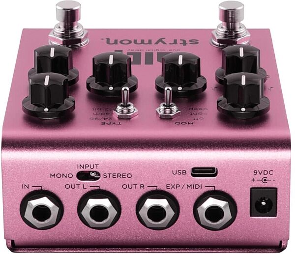 open zoom image for Strymon Dig V2 Dual Digital Delay Pedal, New, Action Position Back