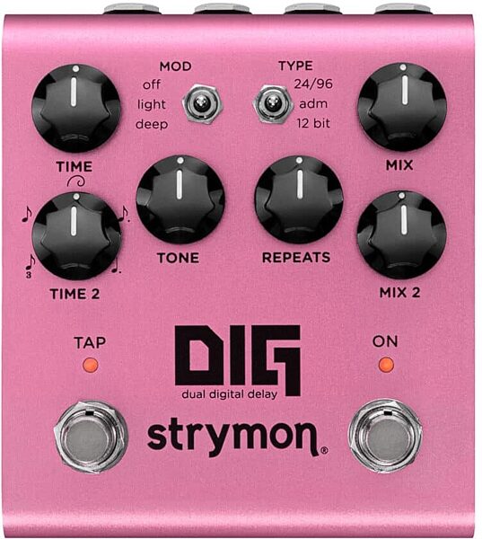 open zoom image for Strymon Dig V2 Dual Digital Delay Pedal, New, Action Position Back