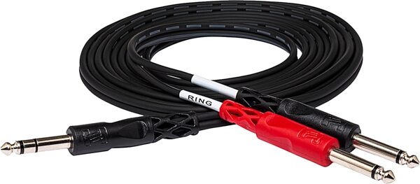 open zoom image for Hosa STP-200 Insert Cable (Stereo 1/4" TRS to Two Mono 1/4" TS), 3.28 foot, 1 Meter, STP201, Action Position Back