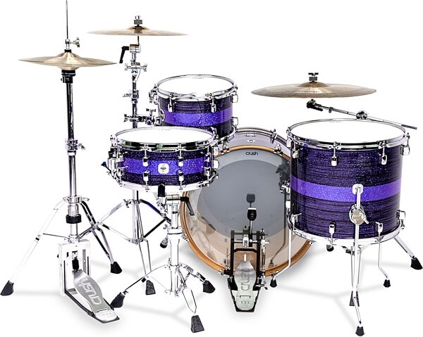 open zoom image for Crush Sublime ST Maple Drum Shell Kit, 3-Piece, Action Position Back