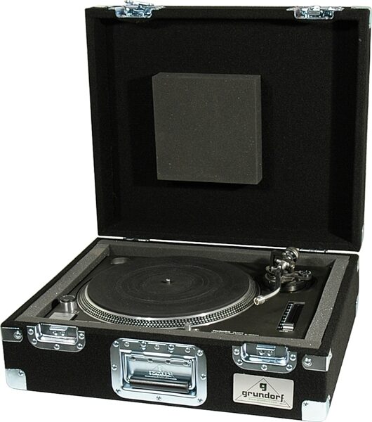 open zoom image for Grundorf STT-R Technics 1200-Style Turntable Case, Black Carpet, STT-RB, Main