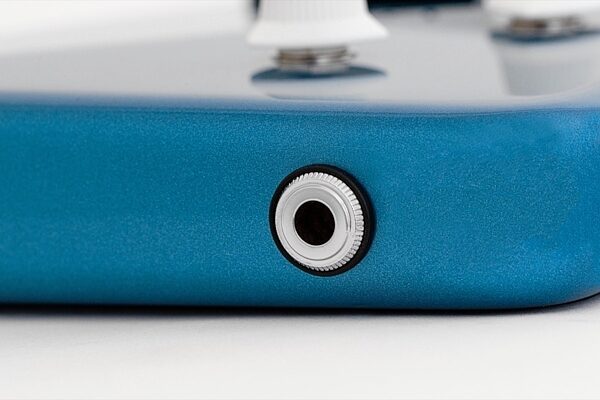 open zoom image for Ernie Ball Music Man St. Vincent Signature Electric Guitar (with Case), Blue Jack