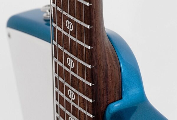 open zoom image for Ernie Ball Music Man St. Vincent Signature Electric Guitar (with Case), Blue Neck Joint